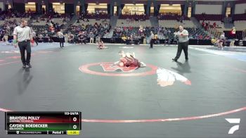 113-2A/1A Champ. Round 1 - Brayden Polly, Eastern Technical vs Cayden Boedecker, Brunswick