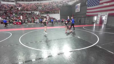 112 lbs Cons. Round 5 - Molly Kedroske, Kewaskum Indians Wrestling Club vs Payton Peterson, Freedom Wrestling Club