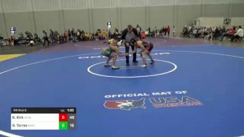 120 lbs Rr Rnd 6 - Khaleah Kirk, Cowgirls Black vs Gabby Torres, Oregon Womens