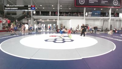 96 lbs Semis - Macklen Marksbury, Michigan Premier vs Caleb Kuberry, Eagle Club