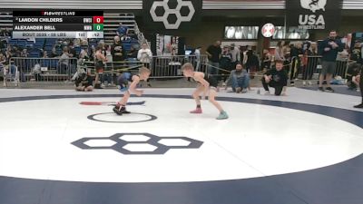 58 lbs Cons. Sub-semis - Landon Childers, Delta Wrestling Club Inc. vs Alexander Bell, Moen Wrestling Academy