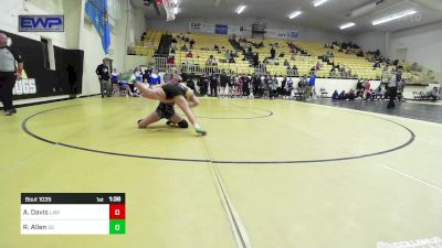 125 lbs Rr Rnd 1 - Aubrie Davis, Little Axe Womens Wrestling vs Rylee Allen, Sand Springs HS