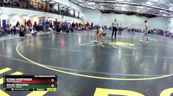 149 Freshman/Soph Quarterfinal - Rylee Nealeigh, Mount St Joseph vs Ethen Wortinger, Trine University