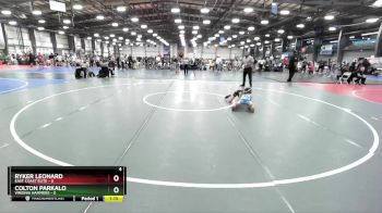 72 lbs Rd# 9- 2:15pm Saturday Final Pool - Colton Parkalo, Virginia Hammers vs Ryker Leonard, East Coast Elite