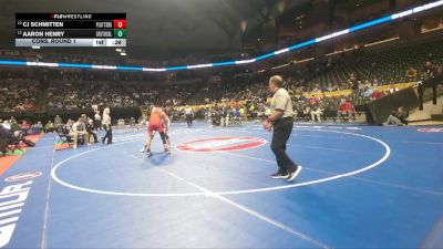 113 Class 1 lbs Cons. Round 1 - Cj Schmitten, Plattsburg vs Aaron Henry, South Callaway