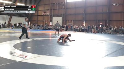 119 lbs Round Of 32 - Dylan Green, Journeymen/shenendehowa vs Jorje Rios, Monster Garage