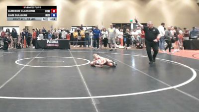 53 lbs Champ. Round 3 - Jameson Claycomb, Orchard WC vs Liam Sullivan, Mecca