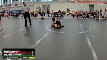 88 lbs Round 3 (6 Team) - Evander Barclay, Florida Scorpions vs Benjamin Leuthner, Riverdale WC