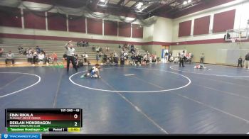 43 lbs Champ. Round 1 - Finn Rikala, Pleasant Grove Vikings vs Deklan Mondragon, Ravage Wrestling Club