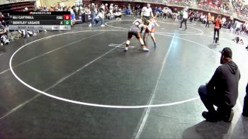 112 lbs Champ. Round 1 - Bentley Legate, Junior Eagles vs Eli Cattrell, Falls City Wrestling Club