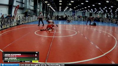 92 lbs Rd# 4- 2:00pm Friday Final Pool - Sam Winship, New England United vs Jaydn Schommer, Nebraska Elite