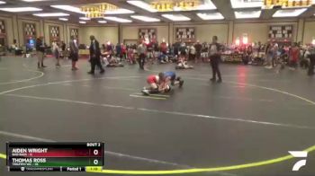 78 lbs Round 1 (6 Team) - Thomas Ross, Triumph WC vs Aiden Wright, Bad Bass