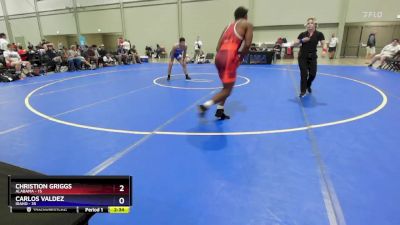 157 lbs Quarters & 1st Wb (16 Team) - Christion Griggs, Alabama vs Carlos Valdez, Idaho