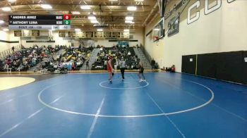 138 lbs Cons. Round 2 - Anthony Luna, Carrollton Newman Smith vs Andres Jerez, Lewisville Marcus