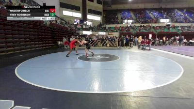 190 lbs Quarterfinal - Hassim Gibeck, Boiling Springs vs Trey Robinson, Rock Hill