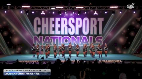 Louisiana Cheer Force - Ice [2026 L2 Junior - Flex - Medium Day 1] 2026 CHEERSPORT National All Star Cheerleading Championship