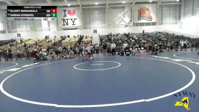 110 lbs Cons. Round 3 - Elliott Mukkamala, Eden Wrestling Club vs Jordan Strenfel, Bear Cave Wrestling