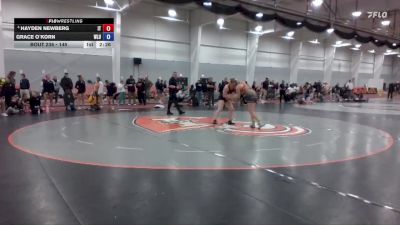 145 lbs 3rd Place Match - Hayden Newberg, Indiana Tech vs Grace O`Korn, West Liberty