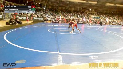 76 lbs Round Of 16 - Eliace Majka, Black Fox Academy vs Kal Thompson, King Select