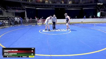 215 lbs Cons. Round 3 - Thomas Nelson, Bagdad vs Kruz Hancock, Yuma Catholic