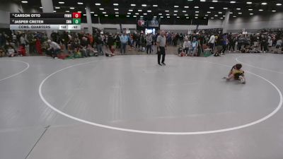 67 lbs Cons. Quarters - Carson Otto, Predator Wrestling vs Jasper Creten, SlyFox Wrestling Academy