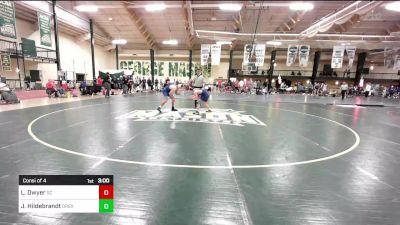 133 lbs Consi Of 4 - Liam Dwyer, Spartan Combat RTC vs John Hildebrandt, Drexel (DRXL) - UNATT