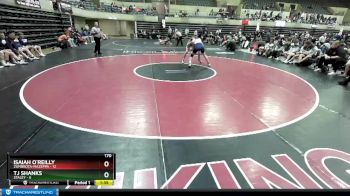 170 lbs Quarterfinals (8 Team) - Isaiah O`Reilly, Zumbrota-Mazeppa vs TJ Shanks, Staley