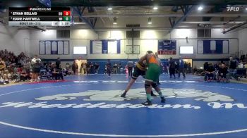 215 lbs Quarterfinal - Ethan Bellais, D`Iberville High School vs Eddie Hartwell, West Harrison High School