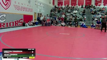 150 lbs Quarterfinal - Kevin Cisneros, Monte Vista vs Drexton Torgerson, Richfield