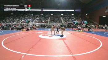 190 lbs Quarterfinal - Olivia Tanner, Pinedale vs Charlee Anderson, Rocky Mountain