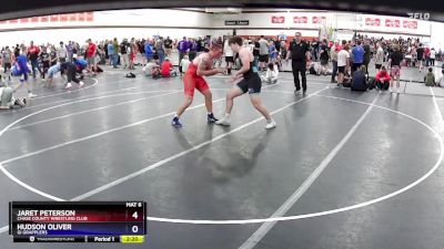 215 lbs 3rd Place Match - Jaret Peterson, Chase County Wrestling Club vs Hudson Oliver, GI Grapplers