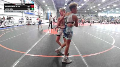 110 lbs Rr Rnd 3 - Benjamin Layne, Team Gotcha Blue vs Preston Burley, Team Michigan