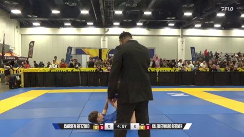 Kaleb Edward Reisner vs Carsen Betzold 2024 World IBJJF Jiu-Jitsu No-Gi Championship