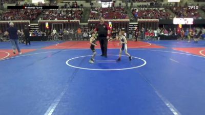 54 lbs Cons. Round 1 - Cameron Bazaldua, Red Lodge Wrestling Club vs Brayden Hayes, East Helena Outlaws