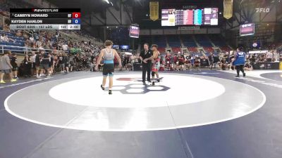 157 lbs Champ. Rd Of 64 - Camryn Howard, NY vs Kayden Hanlon, NV