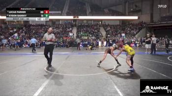 88 lbs Cons. Round 1 - Kyson Badsky, Tiger vs Lucas Parker, Renegades