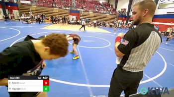 84 lbs Final - Easton Smith, Rollers Academy Of Wrestling vs Parker Ingram, Cleveland Take Down Club