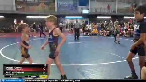 60 lbs Cons. Semis (16 Team) - Alec Alfortish, NOLA Black vs Jaxon Martin, Stronghold - Black