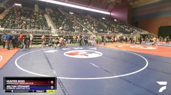 144 lbs 2nd Place Match - Hunter Boss, Jackson Hole Wrestling Club vs Kelton Stewart, Glenrock Wrestling Club