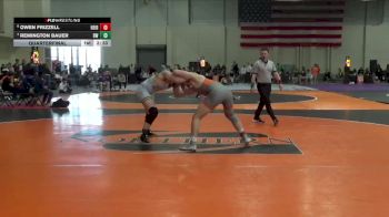 184 lbs Quarterfinal - Remington Bauer, Baldwin Wallace vs Owen Frizzell, Heidelberg