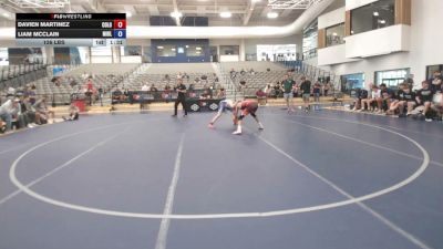 126 lbs Davien Martinez, Colorado vs Liam McClain, Michigan Blue