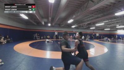 49.8-52.8 lbs Champ. Round 1 - Brody Lemon, Champions Wrestling Club vs Brody Lamgo, No Escape Wrestling Academy