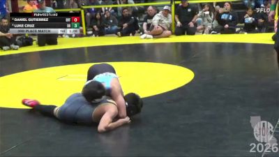 83 lbs 3rd Place Match - Daniel Gutierrez, SBTC vs Luke Cruz, Dark Horse