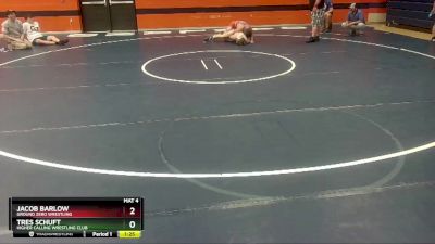 160 lbs Semifinal - Jacob Barlow, Ground Zero Wrestling vs Tres Schuft, Higher Calling Wrestling Club