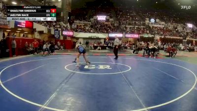 G - 110 lbs Cons. Round 3 - Shaelynn Sinerius, Helena Capital Girls vs Jaelynn Nace, Columbia Falls Girls