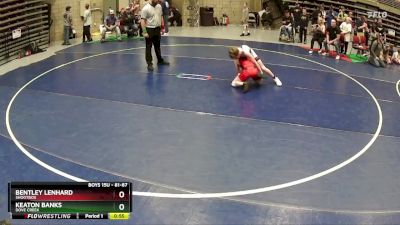 81-87 lbs Semifinal - Keaton Banks, Dove Creek vs Bentley Lenhard, Shootbox