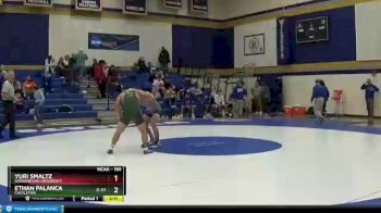 165 lbs Champ. Round 1 - Yuri Smaltz, Shenandoah University vs Ethan Palanca, Castleton