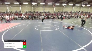 54 lbs Semifinal - Diego Sandoval, Valley Bad Boys vs Clay Ferguson, Rise Above WC