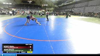 114 lbs Cons. Round 2 - Noah Dulitz, White River Hornets Wrestling Club vs Wyatt Paull, Steelclaw Wrestling Club