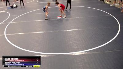 97 lbs Cons. Round 2 - Jayce Gruber, Pursuit Wrestling Minnesota vs Bodyn Molitor, Pursuit Wrestling Minnesota